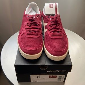 ONITSUKA TIGER BURGUNDY SNEAKERS D6A2K